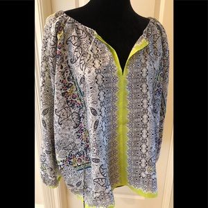 Johnny Was silk shirt